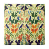 Squirrels Birds & Butterflies Pattern タイル (正面)