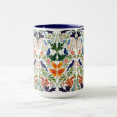 Squirrels Birds & Butterflies Pattern マグカップ (中央)