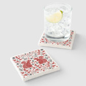 Squirrels in the Forest Art ストーンコースター (横)