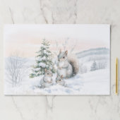 Squirrels in winter forest  ペーパーパッド (インサイチュ)
