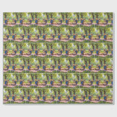 Squirrels Playing Chess In a City Park ラッピングペーパー (フラット)
