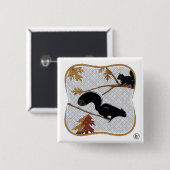 Squirrelyビジネス 缶バッジ (正面&裏面)