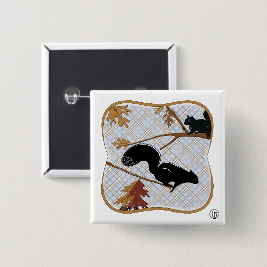 Squirrelyビジネス 缶バッジ (正面&裏面)