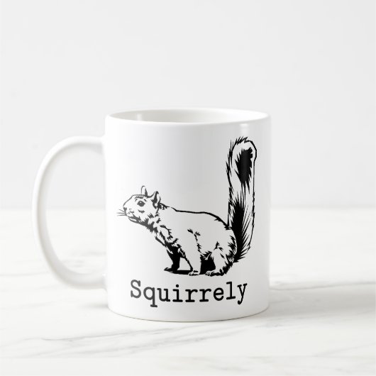 Squirrely コーヒーマグカップ (左)
