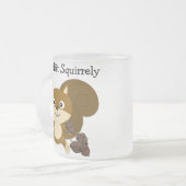 Squirrely フロストグラスマグカップ (正面左)