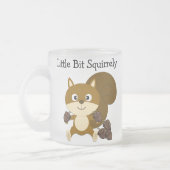 Squirrely フロストグラスマグカップ (左)