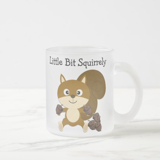 Squirrely フロストグラスマグカップ (右)