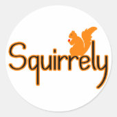 Squirrely ラウンドシール (正面)