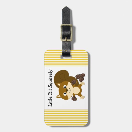 Squirrely ラゲッジタグ (正面縦)