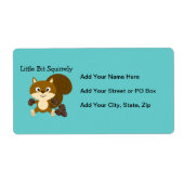 Squirrely ラベル (正面)