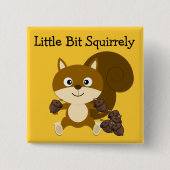 Squirrely 缶バッジ (正面)