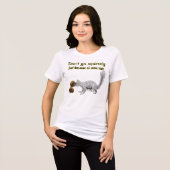 Squirrely Goes Nuts トライブレンドＴシャツ (正面全面)