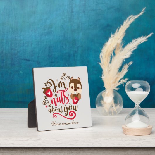 squirsのナッツの名前を追加する フォトプラーク (インサイチュ)