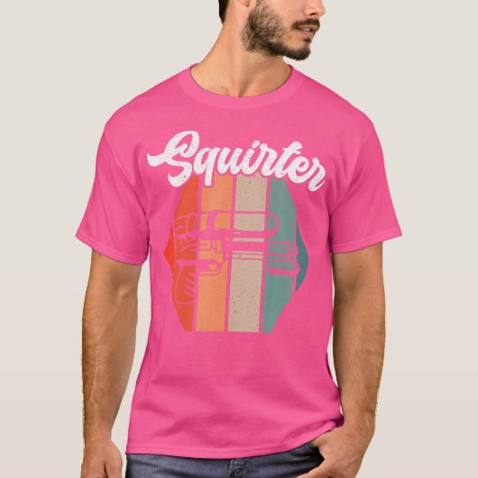 Squirterウォーターブラスター水ピストル水銃 Tシャツ (正面)