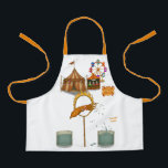 Squirty squid エプロン<br><div class="desc">Whether he’s performing graceful inky squirts over the audience (from a safe distance!) or orchestrating aquatic illusions, Squirty brings refreshing fun to the ring. Playful, energetic, and a little cheeky, he’s the circus’s splash-happy entertainer. Squirty squid's finale involves jumping through a flaming hoop! You can find lots of other Dingaling...</div>