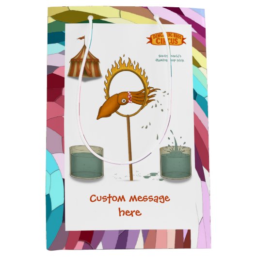 Squirty squid ミディアムペーパーバッグ (正面)