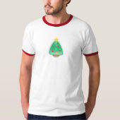 SquishiesのクリスマスのSqueeの木メンズワイシャツ Tシャツ (正面)