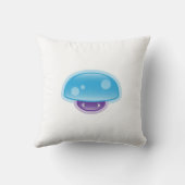 Squishiesのピンク及び青く柔らかい枕 クッション (裏面)