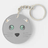Squishy猫のkeychain キーホルダー (裏面)