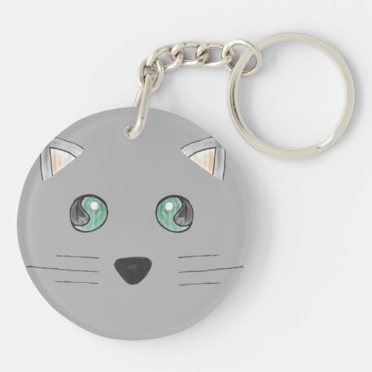 Squishy猫のkeychain キーホルダー (裏面)