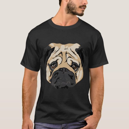 Squishy Dogs - Pug Tシャツ (正面)