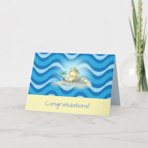 Squishy Littlekins魚釣りおめでとうカード カード