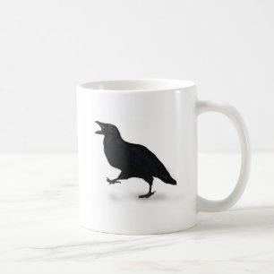 Sqwarkingのカラス コーヒーマグカップ