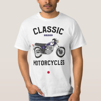 SR500 Biker Japan Motorrad Tシャツ