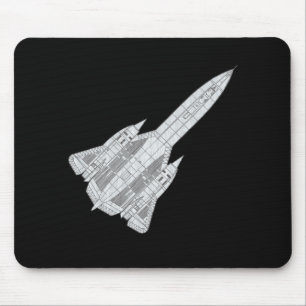 SR71ブラックバードマウスパッド マウスパッド