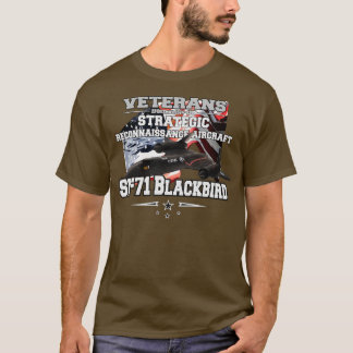 SR71ブラックバード戦略偵察機 Tシャツ