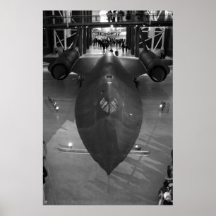 SR71 B&W ポスター
