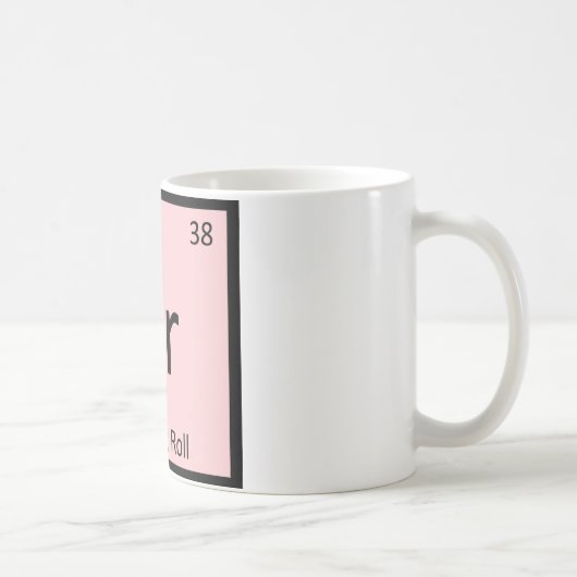 Sr -春転が前菜化学シンボル コーヒーマグカップ (右)