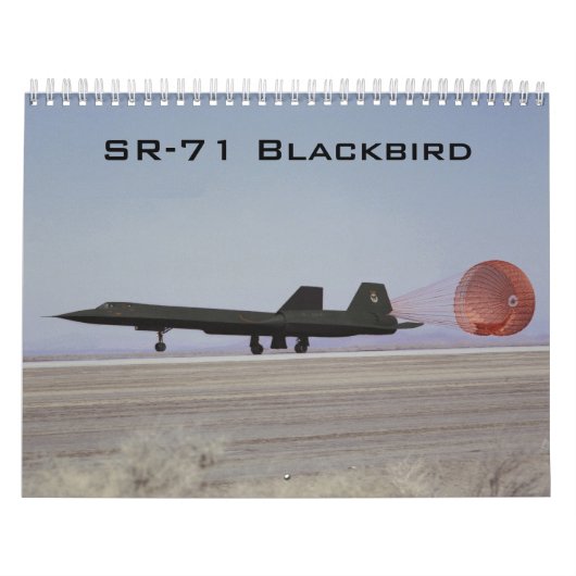 SR-71ブラックバードカレンダー カレンダー (カバー)