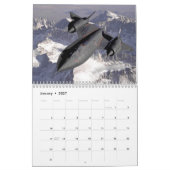 SR-71ブラックバードカレンダー カレンダー (1月 2027)