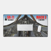 SR-71ブラックバードコックピット デスクマット (キーボード&マウス)