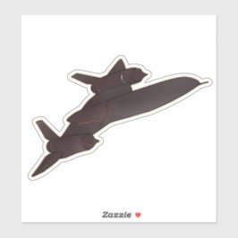 SR-71ブラックバードスパイ飛行機機 シール