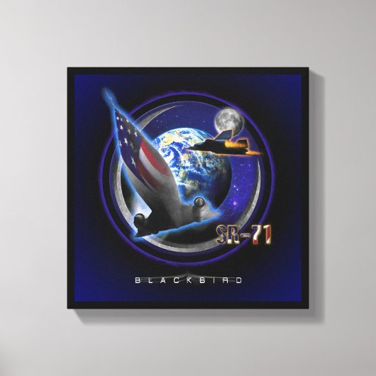 SR-71ブラックバードハイレンジャー キャンバスプリント (正面)