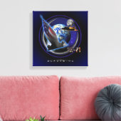 SR-71ブラックバードハイレンジャー キャンバスプリント (インサイチュ (リビング))