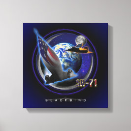 SR-71ブラックバードハイレンジャー キャンバスプリント