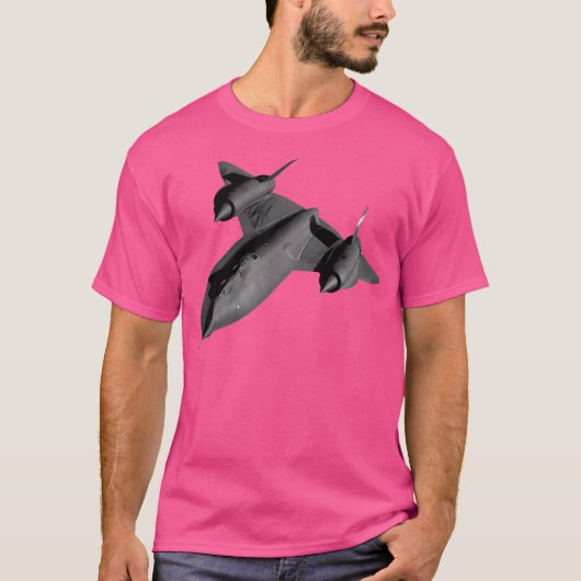 Sr-71ブラックバード飛んでいる Tシャツ (正面)