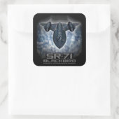 SR-71ブラックバード スクエアシール (バッグ)