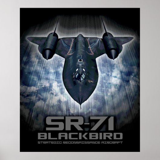 SR-71ブラックバード ポスター (正面)