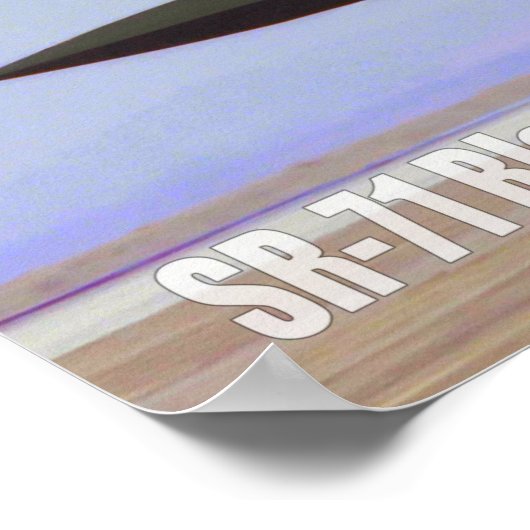 SR-71ブラックバード ポスター (角)