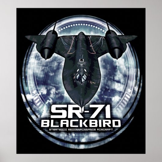 SR-71ブラックバード ポスター (正面)