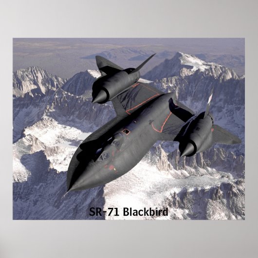 SR-71ブラックバード ポスター (正面)