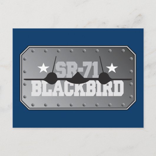 SR-71ブラックバード ポストカード (正面)