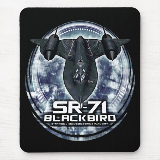 SR-71ブラックバード マウスパッド (正面)