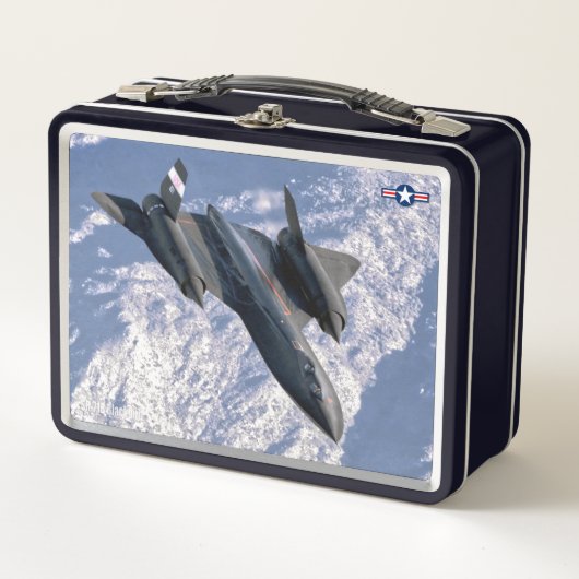 SR-71ブラックバード メタルランチボックス (正面)