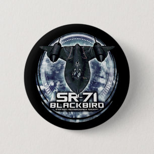 SR-71ブラックバード 缶バッジ