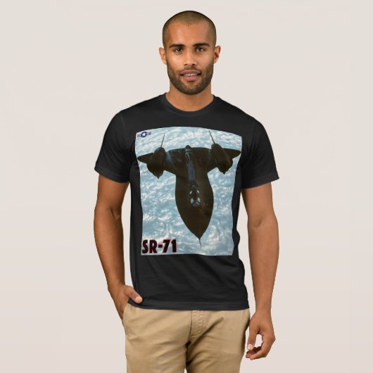SR-71ブラックバード Tシャツ (正面フル)